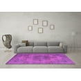 thumbnail image 3 of Ahgly Company Indoor Rectangle Abstract Purple Modern Area Rugs, 2' x 3', 3 of 4