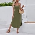 thumbnail image 2 of CHUMUD Summer Maxi Dress for Women Sleeveless Spaghetti Strap Cami Slit Long Dresses Casual, 2 of 9