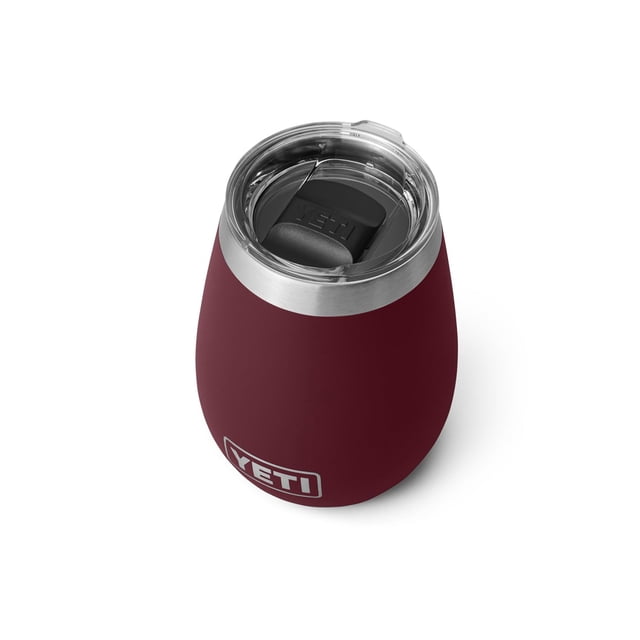 Vaso para beber YETI Rambler, 10 onzas, con aislamiento al vacío, rojo