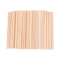 thumbnail image 4 of LEORX 100Pcs Craft Rods Wooden Round Dowel Rods for Diy Woodworking Toy Building Khaki 5.9x0.2x0.2in, 4 of 8