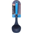 thumbnail image 2 of The Kosher Cook, 12 Inch Silicone Kitchen Soup Ladle - Blue, 2 of 2