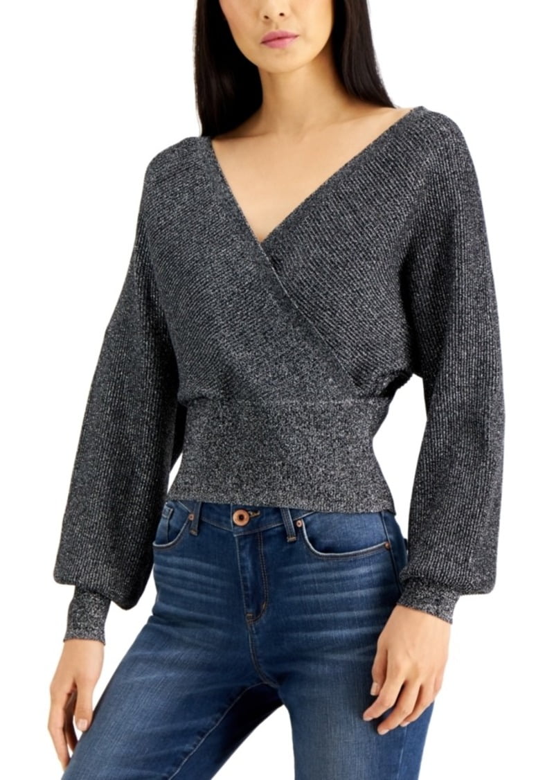 surplice sweater
