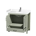 thumbnail image 7 of Wyndham Collection Wcs141436s-Vca-Mxx Sheffield 36" Free Standing Single Basin Vanity Set, 7 of 7