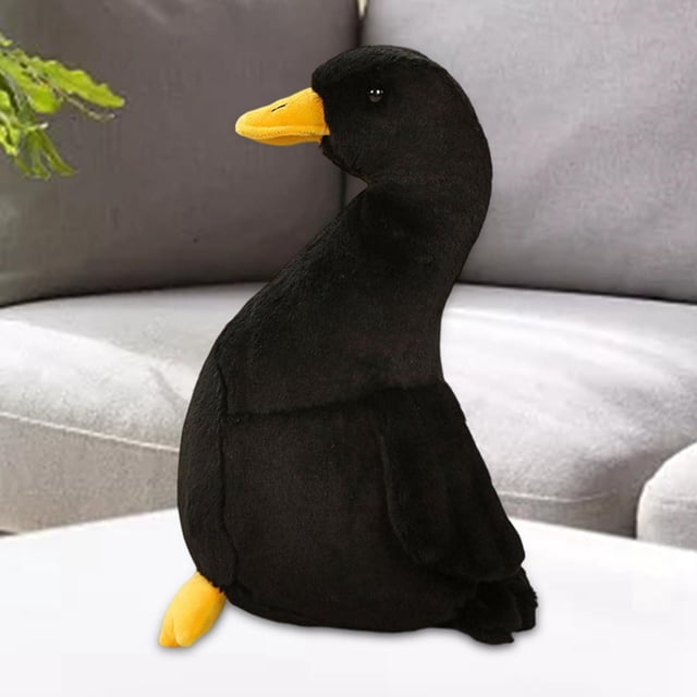 Juguete de peluche infantil perfke Fiesta de Simulación Animal almohada de felpa 30cm negro