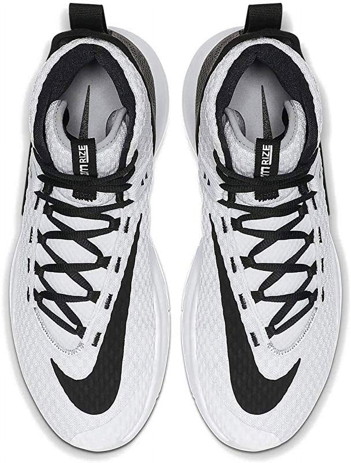 Nike Men's Zoom Rize TB Basketball Shoe, White/Black, 12.5 D(M) US - image 2 of 4
