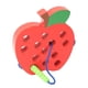 thumbnail image 4 of Juguetes Montessori de Juguete de Frutas con Cordones de Madera, Juguetes Educativos con Cordones, Juguetes para Niños Pequeños para Enhebrar para Beb Manzana, 4 of 9