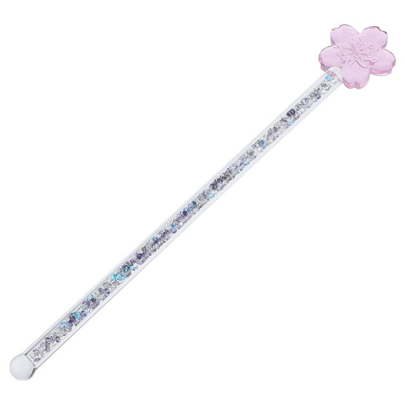 WINOMO Glass Stirring Rod Coffee Blender Stick Heart Stirrer Cherry Stirrer Drink Stir Sticks