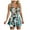 Green, variant on Fsqjgq Womens Jumpsuit Rompers Casual Baggy Pants Women Suspender Chest Bow Tie Tie Print Loose One-Piece Shorts Jumpsuit White L