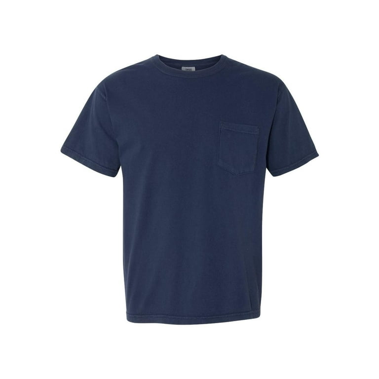 Comfort Colors 6030CC Adult Heavyweight Pocket T-Shirt 3XL True Navy