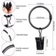 thumbnail image 2 of 2026 Metal Openable Curtain Rings With Clips, 1.22 Inch Interior Diameter, Fits f26, 2 of 4