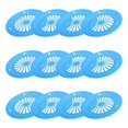 thumbnail image 1 of Elegant Barbecue Plate 12Pcs Blue Square Plastic Dinnerware Great For Camping Family Gatherings And BBQs, 1 of 3