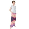 thumbnail image 3 of FORMRS Kids Pajama Pants with Pockets Size 6-8Y Boys Lounge Sleep Bottoms, Pixel Floating Hearts, 3 of 8