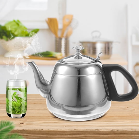 Luxshiny Stainless Steel Tea Kettle with Infuser Large Wear Resistant Water Kettle for Home