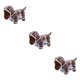 thumbnail image 2 of Greeniant Chubasquero impermeable para mascotas para cachorros - Hebillas de doble Chaqueta de ropa transparente de secado rápido Marco blanco L Type1 NO1, 2 of 6