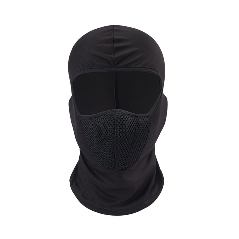 2 Pack Black, 1 Balaclava Face Mask for Cold Weather Thermal Ski Mask Men Skiing Snowboard Motorcycling
