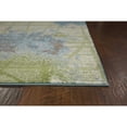 thumbnail image 2 of 6' x 9' Green or Blue Abstract Design Indoor Area Rug, 2 of 6