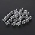 thumbnail image 5 of Angle Code Brackets, 25 Pcs Aluminum Alloy Extruded Hardware Corner Fitting, 5 of 5