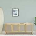 thumbnail image 2 of Stupell Industries Dance Like A Mermaid Phrase Graphic Art Jet Black Floating Framed Canvas Print Wall Art, Design by Lil' Rue, 2 of 6