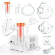 Steam Vaporizer Asthma Machine, Portable Sinus Inhaler Cool Mist Generating Compressor System for Kids & Adults
