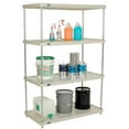 thumbnail image 3 of Nexel 4 Shelf Solid Plastic Shelving Unit Silver Epoxy Posts 36""W x 18""D x 63", 3 of 3