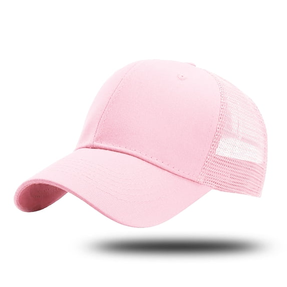 uvwlwu Unisex Trucker Cap 6-Panel Adjustable Mesh Back Structured Baseball Hat