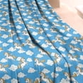 thumbnail image 3 of Blue Cartoon Winged Unicorn Cloud Pattern Blanket,Comfortable Soft Lamb Wool Throw Blanket,All Season,Warm Lightweight Blankets for Sofa Bed Couch Living Room Chair,40"x50", 3 of 4