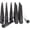 Black, variant on 20 Pcs 9/16" Thread Lug Nuts Spike Spline Solid Metal Truck Spline 4.40" Long Black Chrome Fits 2009-10 Dodge Dakota 2003-09 Durango 2002-11 Ram 1500