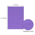 thumbnail image 2 of Papel de scrapbook de cartulina Uxcell 8.3" x 11.7", 92 lb/250gsm, morado oscuro 10 paquetes, 2 of 4