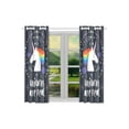 thumbnail image 3 of MKHERT Unicorns are Real Window Curtains Kitchen Curtain Room Bedroom Drapes Curtains 26x39 inch, 2 Piece, 3 of 3