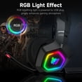 thumbnail image 2 of ONIKUMA K10 Head-mounted RGB Gaming Headset with 50mm Driver Unit High Sensitive Adjustable Microphone Wide, 2 of 7