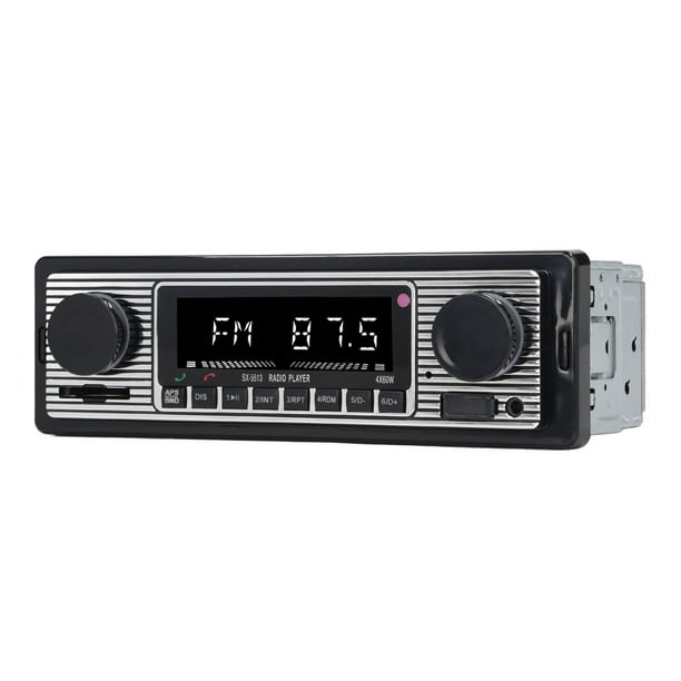 Radio para coche con reproductor MP3, Bluetooth, FM, control remoto, audio de 4 canales para conducción de vehículos 5513