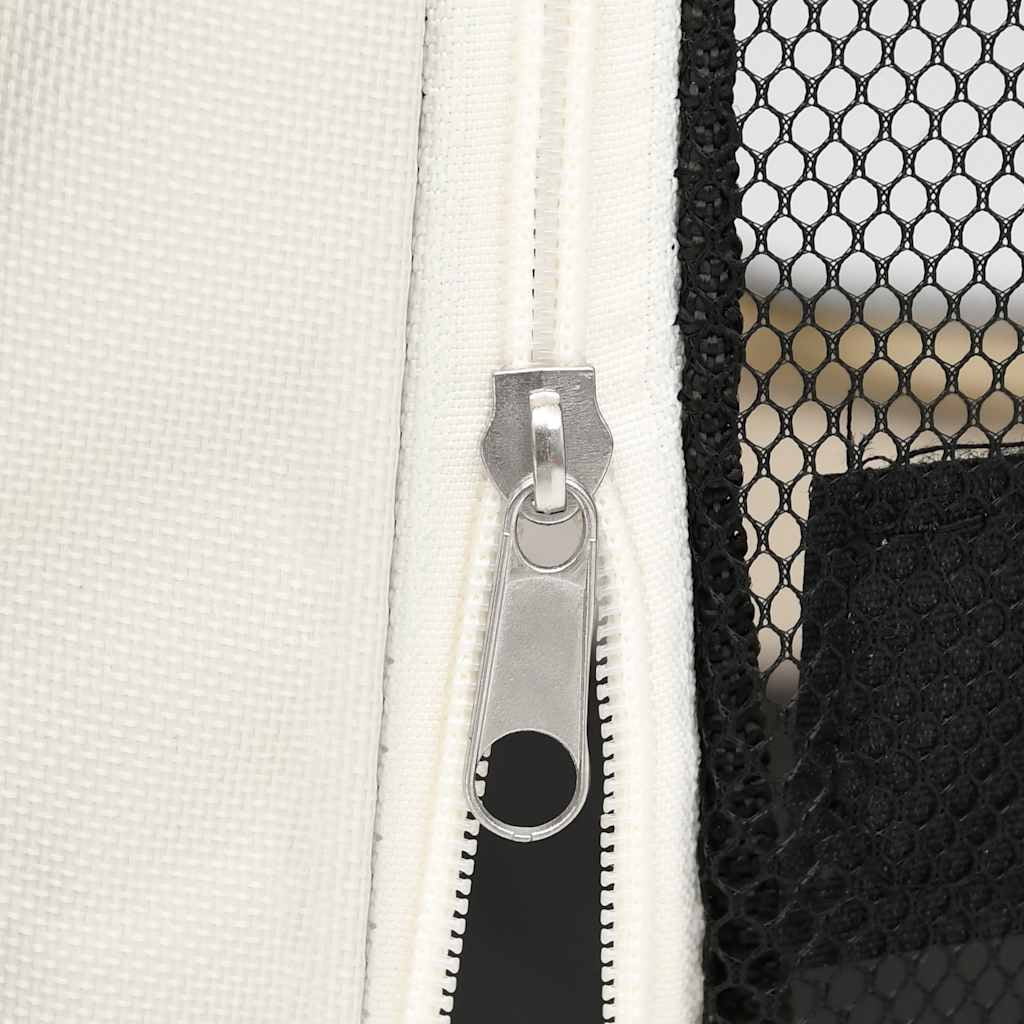 vidaXL Foldable Dog Playpen with Carrying Bag Black 57.1"x57.1"x24"