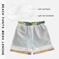 thumbnail image 3 of FORMRS Boys Swim Trunks Quick Dry Mesh Liner Boardshorts Sizes XS-XL, Yellow Seaside, 3 of 7