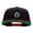 Black Red, variant on Pharaoh Embroidered Wool Blend Classic Snapback - Black Silver OSFM