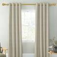 thumbnail image 5 of Ridicili 5/8" Telescoping Double Curtain Rods with Volle Finials, Gold,28"-48", 5/8 Inches Front and 1/2 Inches, 5 of 6
