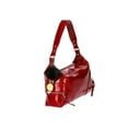 thumbnail image 3 of Madden NYC Women's Side Zipper Hobo Handbag, Red Wine, 3 of 4