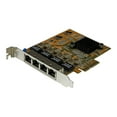 thumbnail image 2 of StarTech.com 4 Port Gigabit NIC PCIe Network Card - Quad Port Adapter (ST1000SPEX43) - Network adapter - PCIe - Gigabit Ethernet x 4 - yellow, 2 of 5