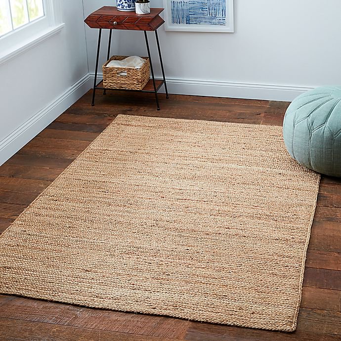 Bee & Willow Home Fireside Jute Braided 8' x 10' Area Rug in Natural