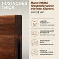thumbnail image 3 of John Boos R-Board Reversible Wood Cutting Board, 18" x 12" x 1 1/2", Walnut, 3 of 9