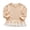 ZZ03-Beige, variant on Ulanda Girl's Cotton Sweatshirts Cute Ruffle Shoulder Crewneck Sweatshirts Toddler Girls Trendy Casual Pullover Preppy Tops (Hot Pink, 9-10 Years)