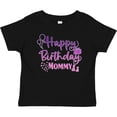 thumbnail image 3 of Inktastic Purple Happy Birthday Mommy Boys or Girls Baby T-Shirt, 3 of 5
