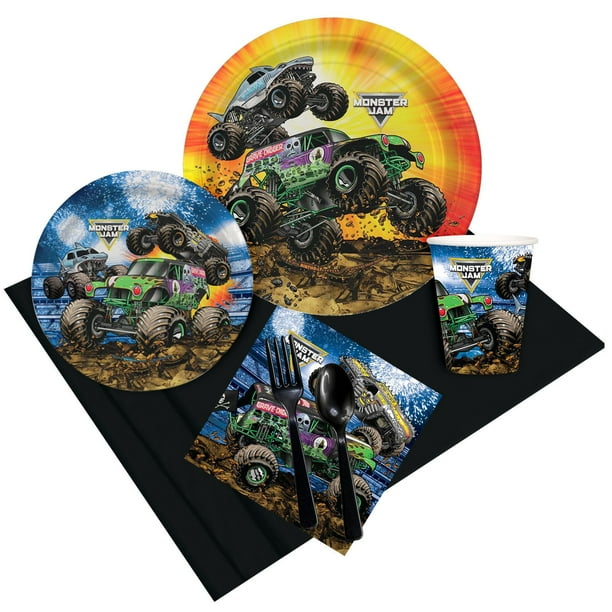 Monster Jam Grave Digger Party Pack for 8