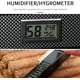 thumbnail image 3 of Humidor de puros con tapa de vidrio, higrómetro, humidificador y divisor, capacidad para 20 puros, ideal para viajes al aire libre, negocios y regalos., 3 of 5