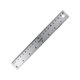 thumbnail image 4 of Regla de metal de acero inoxidable regla recta orificio colgante de la línea de servicio pesado dibujante de la regla de dibujo de la regla de dibujo 20 cm, 4 of 8