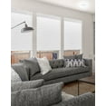 thumbnail image 3 of Chicology Instant White Cordless Light Filtering Polyester Fabric Pleated Window Shades, 36"W x 72"L (3-Pack), 3 of 7