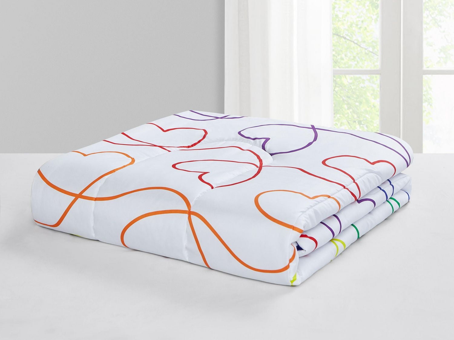 Mainstays Pride Heart Comforter Twin