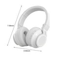 thumbnail image 3 of Bluetooth headphones with up to 40 hours battery, microphone for call, foldable and comfortable, Android and iOs compatible, 3 of 9