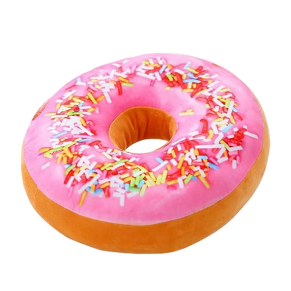 SAYOO Simulation Donut Pillow 3D Printing Food Dessert Cushion Lovely Stuffed Plush Throw Pillow Home Decoration Birthday Gifts