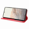 thumbnail image 3 of Dteck for Google Pixel 6 Case, Pixel 6 2021 Wallet Card Case Flip Folio Soft TPU Cover Kickstand Ultra Slim Strong Magnetic Closure Stand Cover for Google Pixel 6 Case 2021,Red, 3 of 5