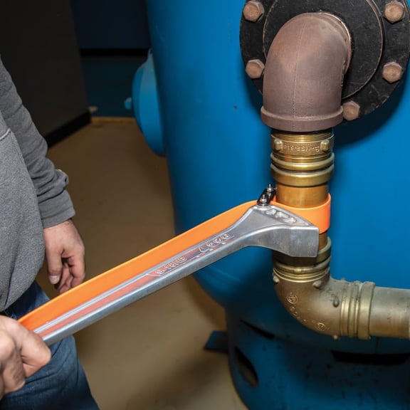 S18HB Strap Wrench, Adjustable Grip-It Strap Wrench Adjusts 3 to 10-Inch, 18-Inch Handle